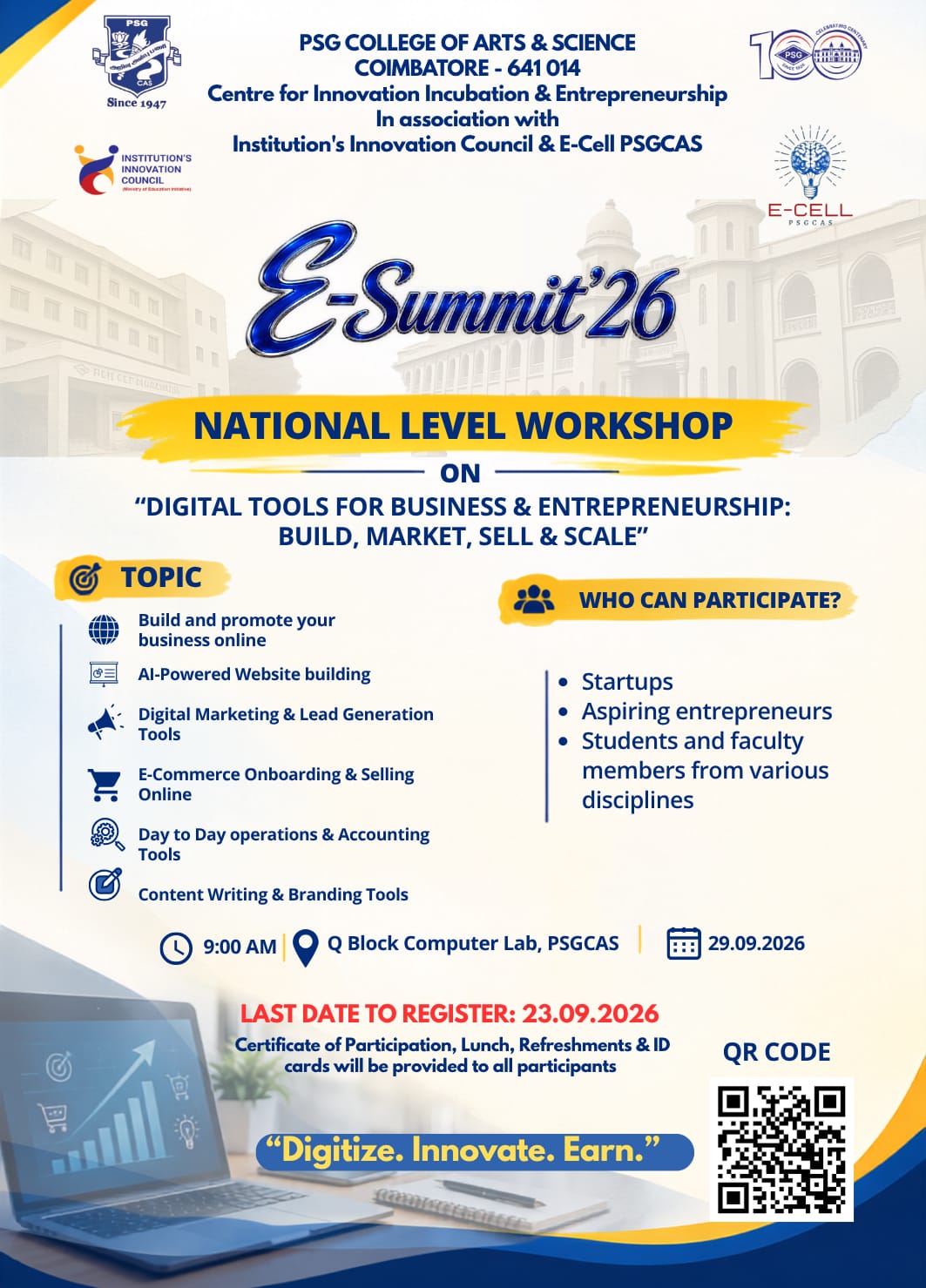 Digital Tools for Business & Entrepreneurship